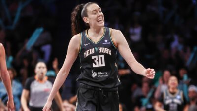 Breanna Stewart Suffers Brutal Leg Injury After Hard Fall Against Mercury