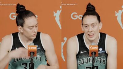 Cameras Caught Breanna Stewart's Shocking Expressions After Learning She Alone Scored In Fourth Quarter In Game 3 Loss