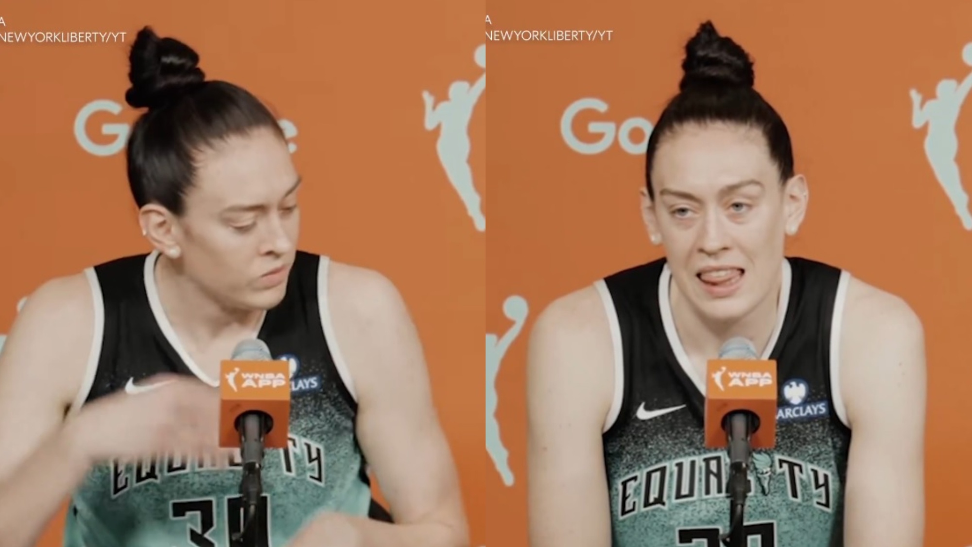 Cameras Caught Breanna Stewart's Shocking Expressions After Learning She Alone Scored In Fourth Quarter In Game 3 Loss