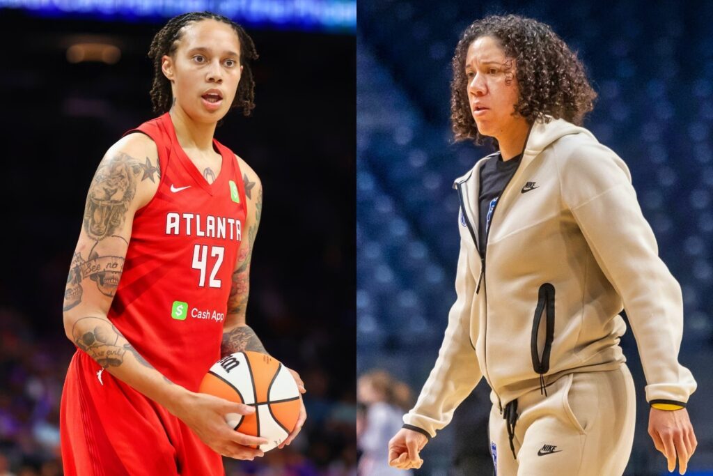 Brittney Griner and Kara Lawson