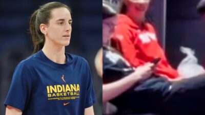Cameras Capture Caitlin Clark Sitting Out Indiana Fever's Playoff Celebration After Clinching Spot
