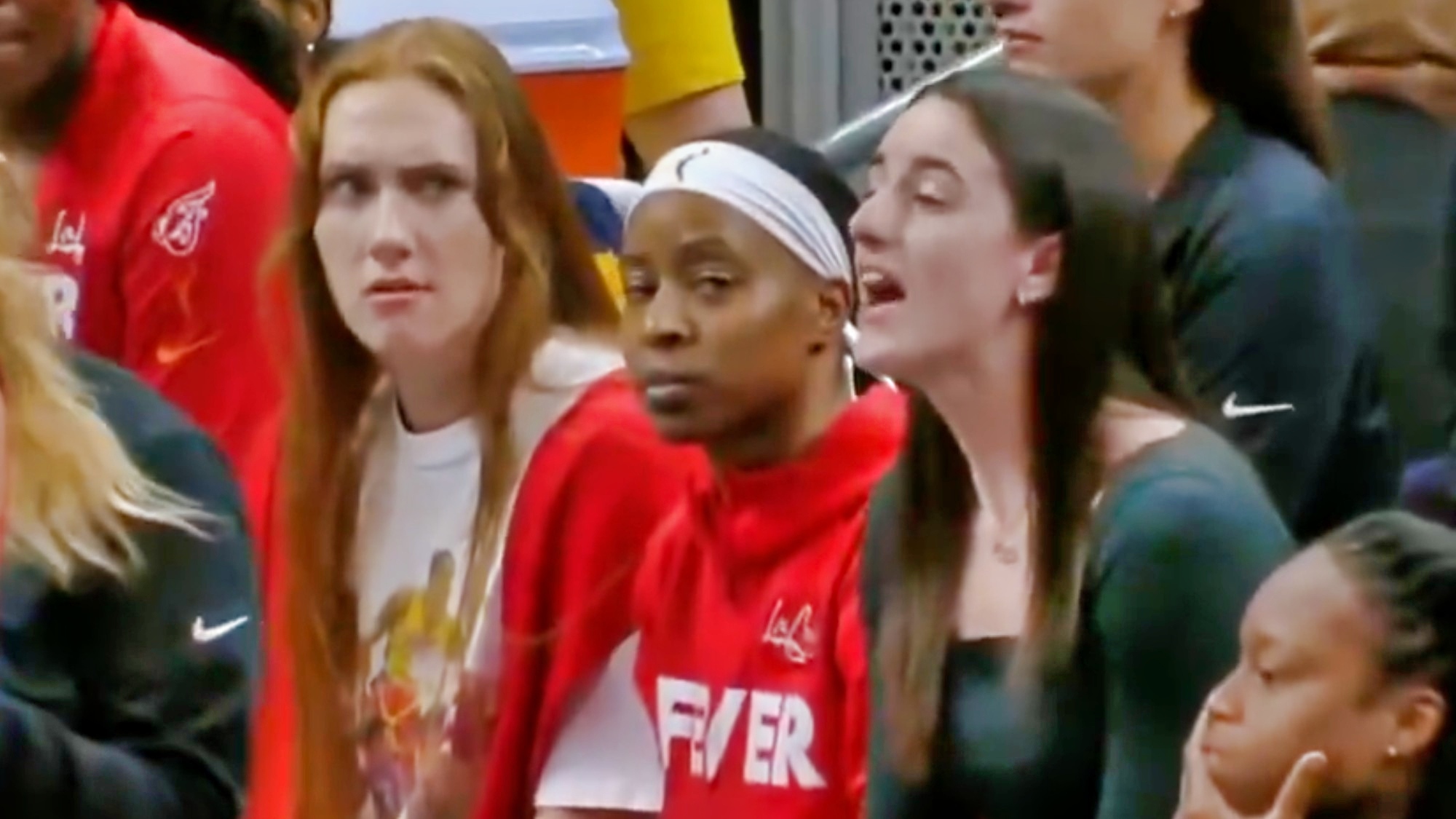 Cameras Caught Caitlin Clark's Frustration Over No-Call On Lexie Hull's Face Hit Against Chicago Sky