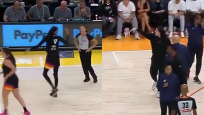 Caitlin Clark and DeWanna Bonner