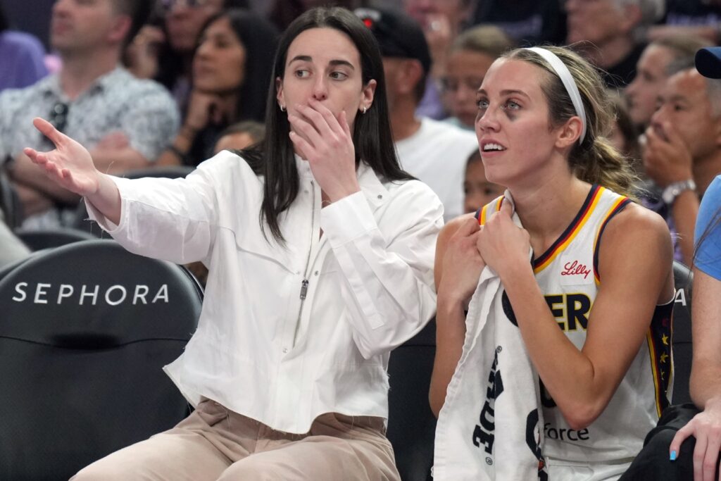 Caitlin Clark and Lexie Hull