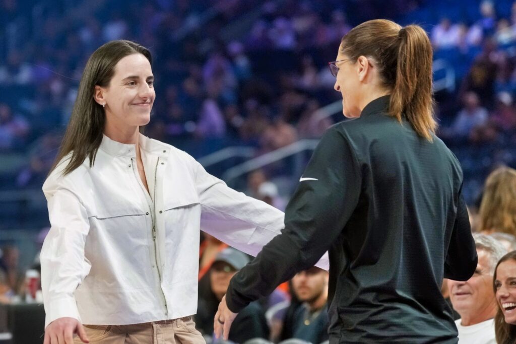 Caitlin Clark and Stephanie White