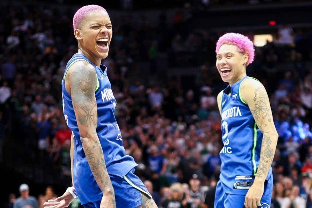 Courtney Williams and Natisha Hiedeman