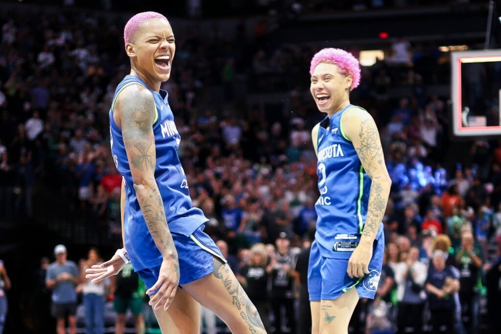 Courtney Williams and Natisha Hiedeman