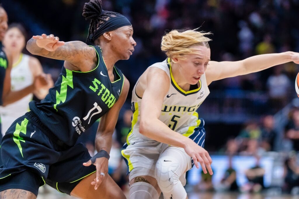 Erica Wheeler and Paige Bueckers