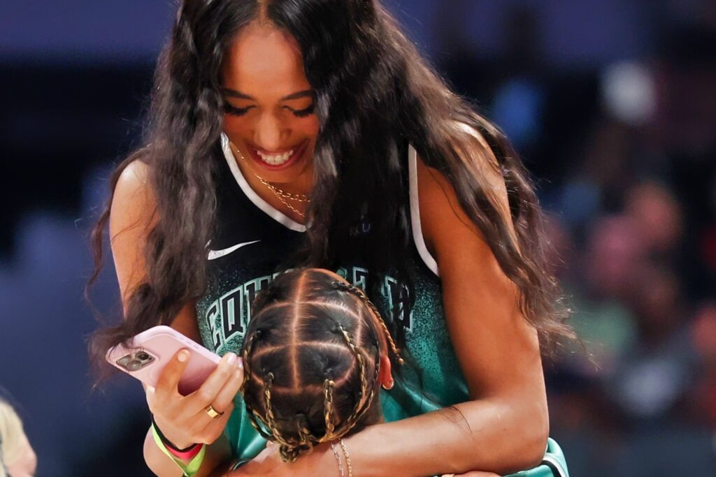 Isabelle Harrison and Natasha Cloud