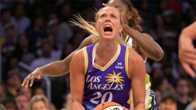 Julie Allemand Makes WNBA History In Los Angeles Sparks' Sliding Victory Over Dallas Wings