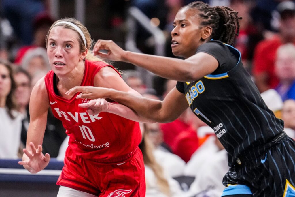 Lexie Hull and Ariel Atkins