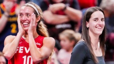 Caitlin Clark Airs True Emotions To Lexie Hull's Third Quarter Three Pointer In Game 2 Victory Over Atlanta Dream
