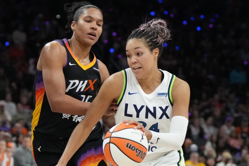 Napheesa Collier and Alyssa Thomas