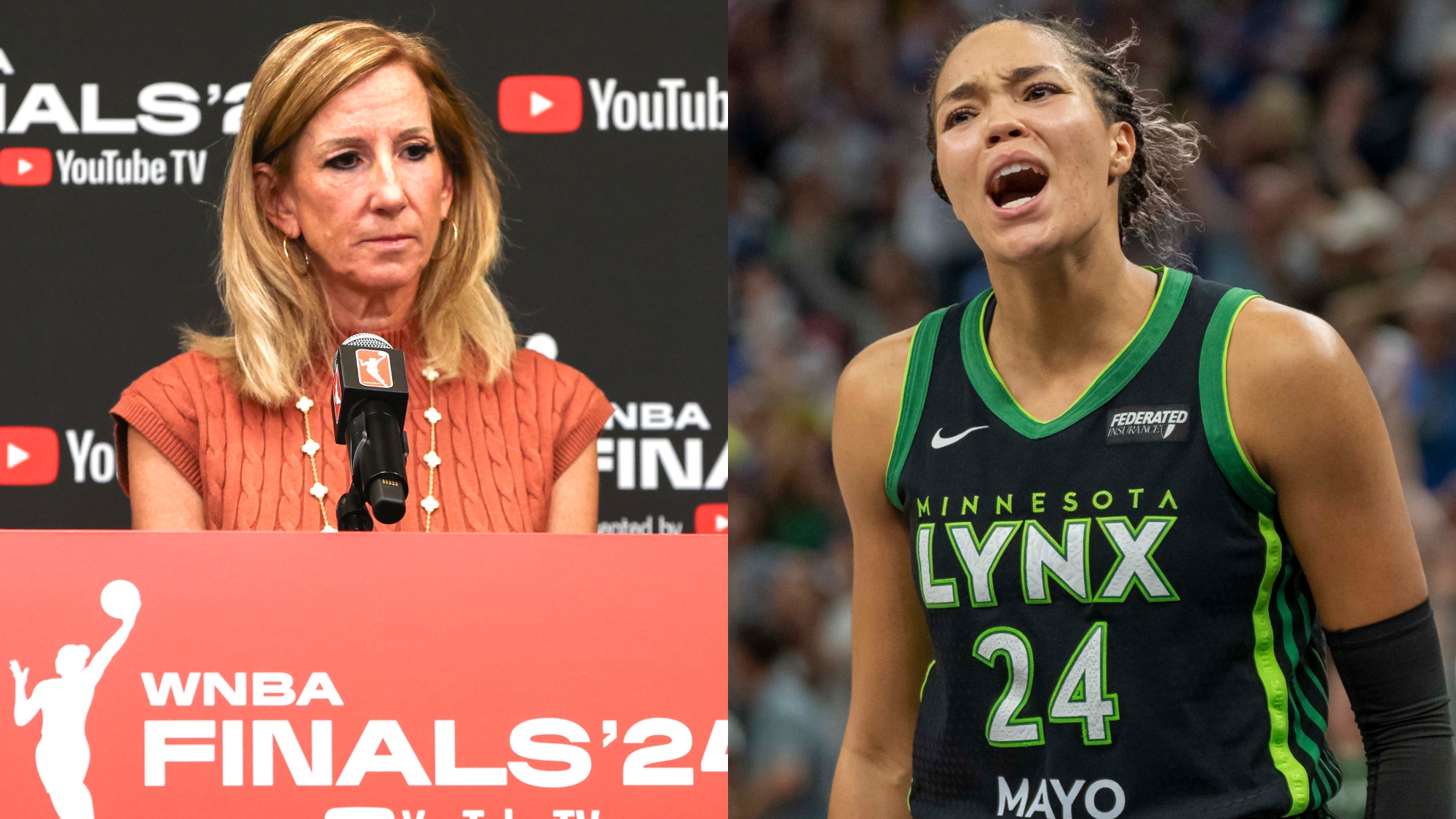 Napheesa Collier Criticizes WNBA Commissioner Cathy Engelbert For Lack Of Accountability After Brutal Injury