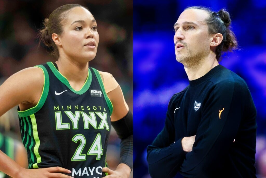 Napheesa Collier and Chris Koclanes