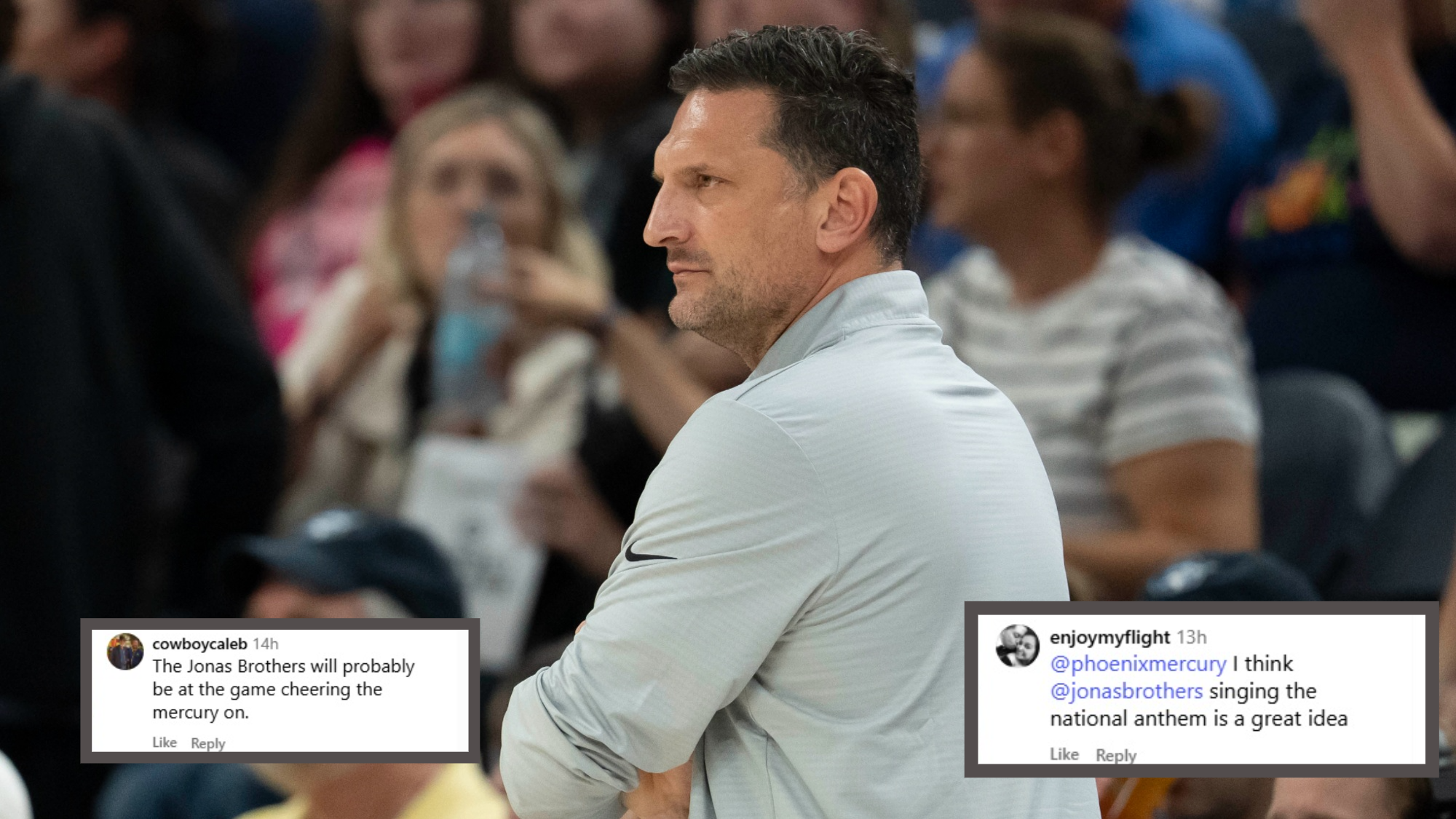 Phoenix Mercury Fans Mock Jonas Brothers After Concert Rescheduling For WNBA Playoff Game Against Minnesota Lynx