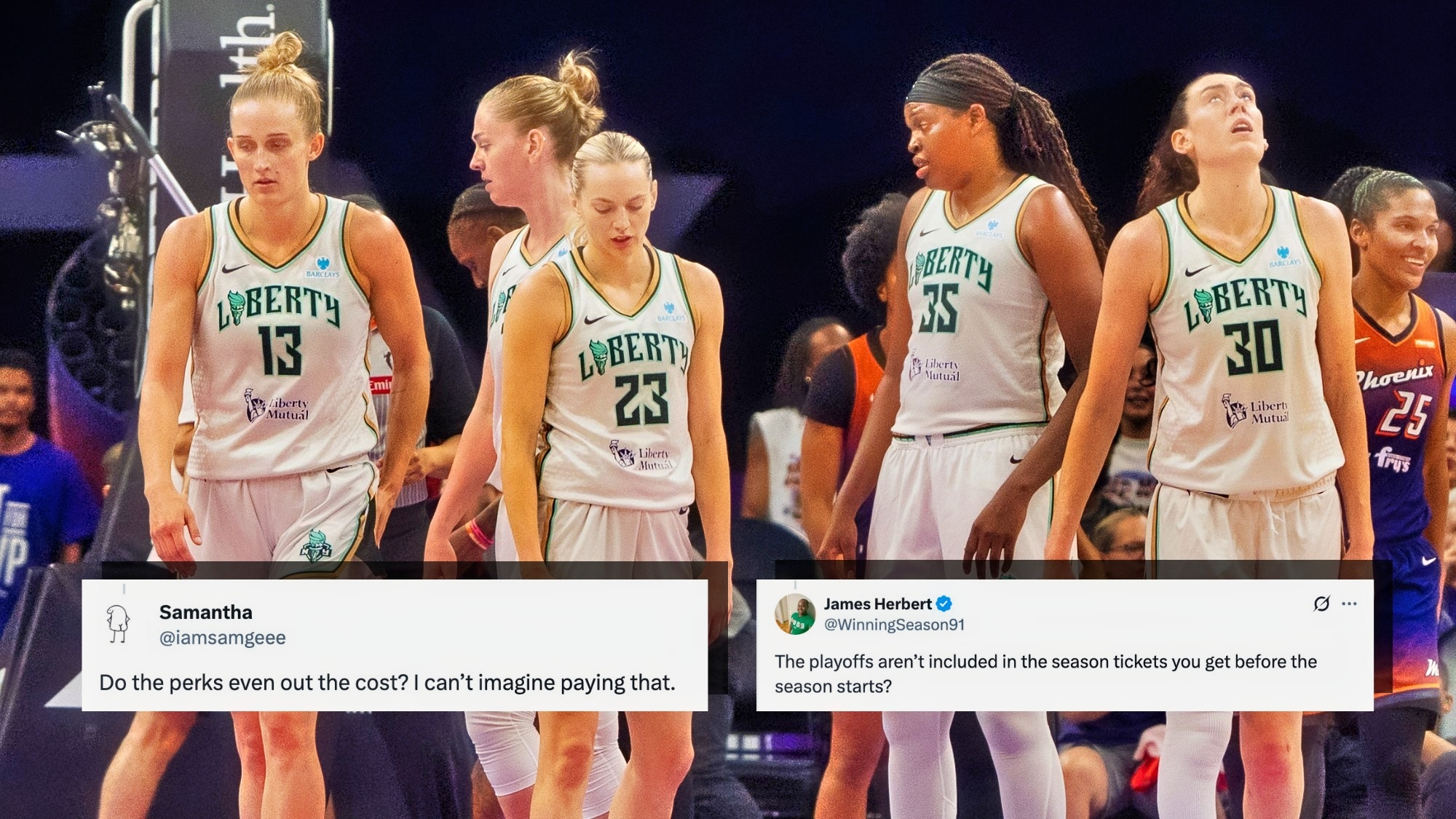 New York Liberty Face Backlash Over $28,000 WNBA Playoff Ticket Prices - "I Can't Imagine Paying That"