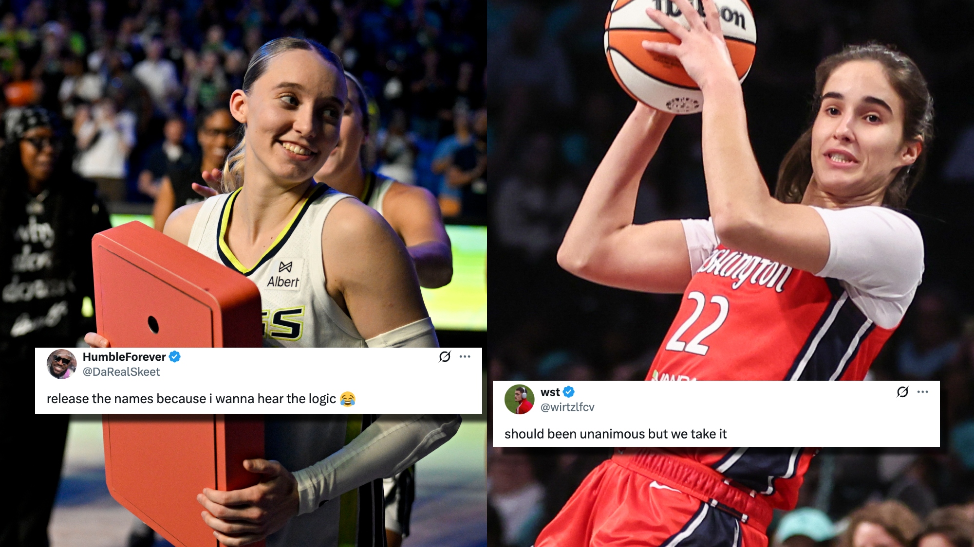 WNBA Fans Outraged As Paige Bueckers Falls Two Votes Short Of Unanimous Rookie Of The Year