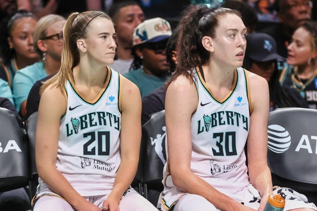 Sabrina Ionescu and Breanna Stewart