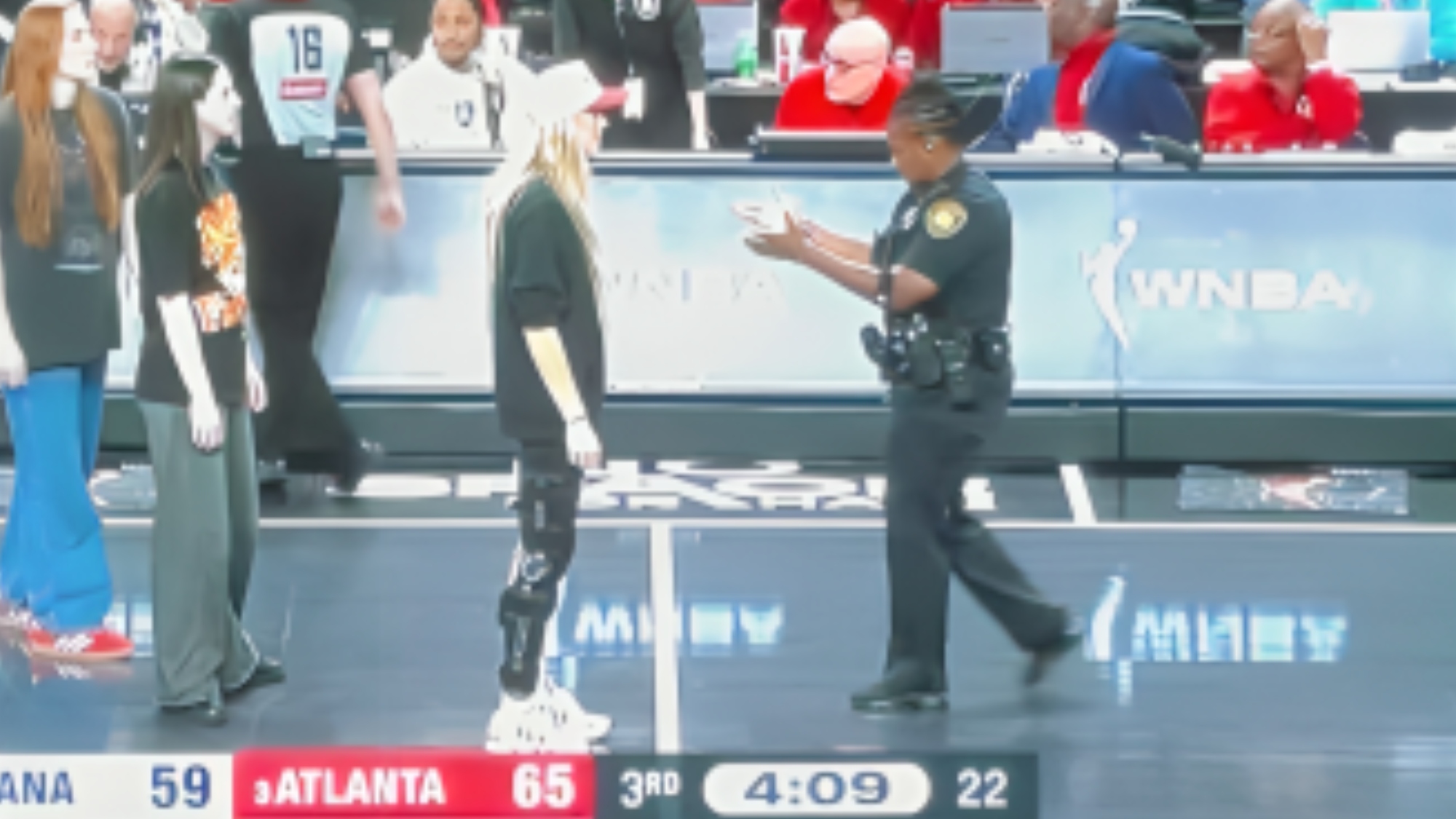 Cameras Caught Sophie Cunningham in a Heated Moment with Police While Checking on Injured Teammate Odyssey Sims