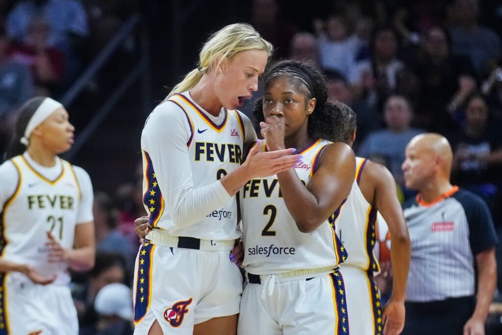 Sophie Cunningham and Aari McDonald