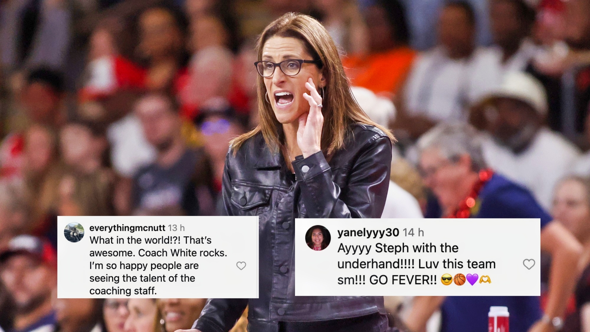 WNBA Fans Are Going Nuts Over Stephanie White's Insane Half-Court Shot During Team Practice - "What In The World?"
