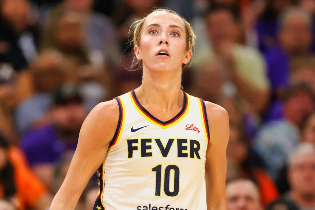 The Indiana Fever Guard Lexie Hull