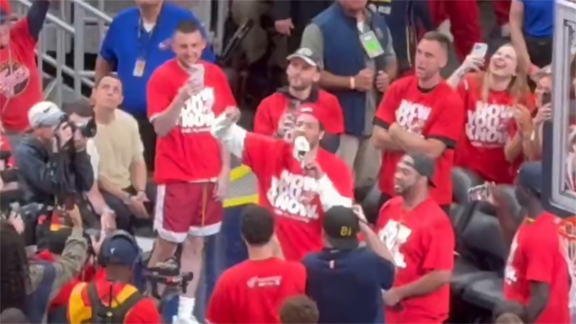 Cameras Caught Tyrese Haliburton Hyping Up Gainbridge Fieldhouse Crowd Before Fourth Quarter In Indiana Fever&rsquo;s Game 2 Against Atlanta Dream