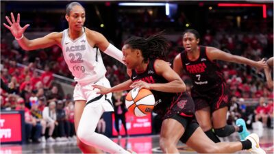 A&rsquo;ja Wilson Sends Prayers To Kelsey Mitchell After Third Quarter Exit With Knee Injury During Intense Game 5