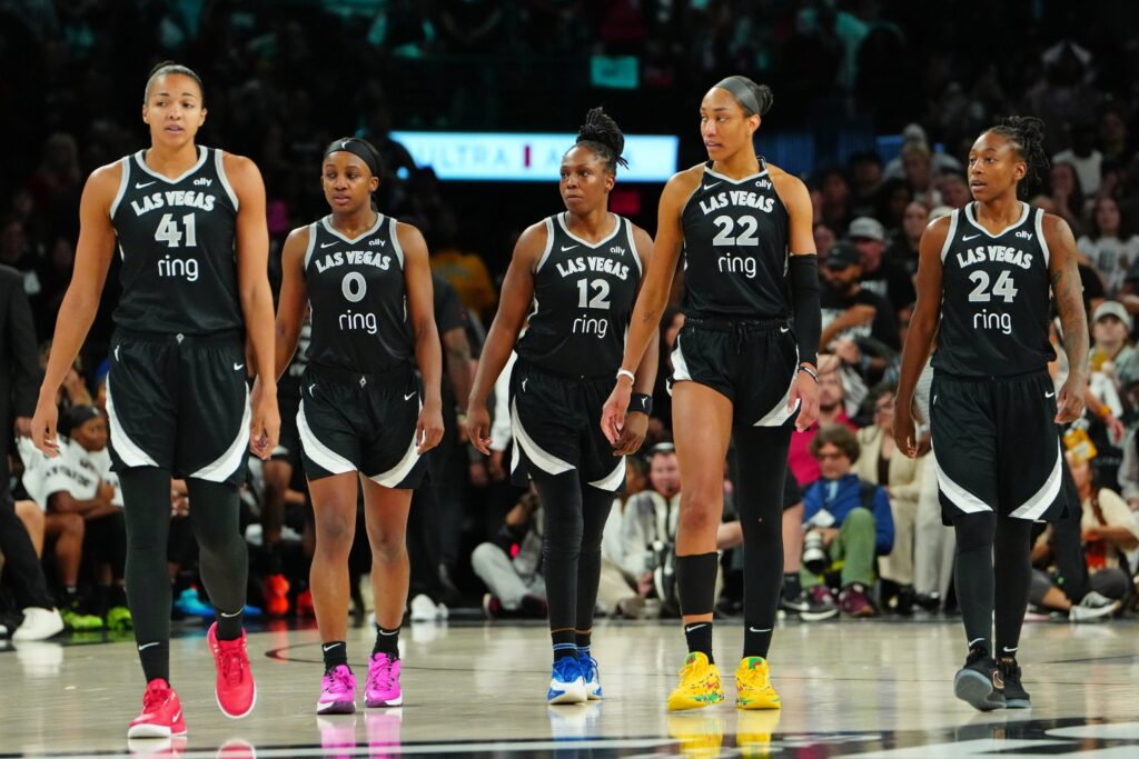 A'ja Wilson, Jackie Young, And Chelsea Grey