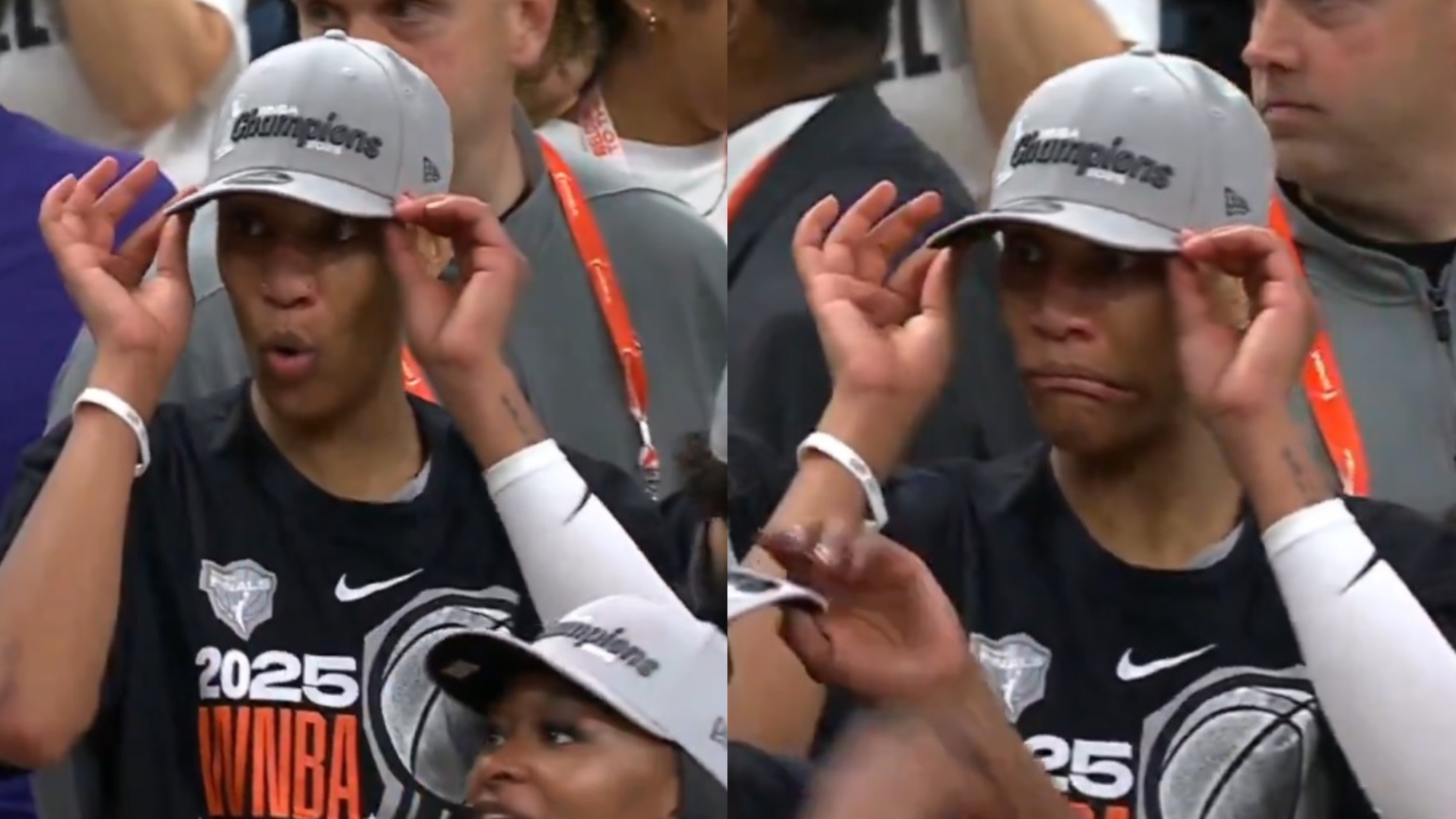 Cameras Caught A'Ja Wilson&rsquo;s Hilarious Reaction To Fans Booing Cathy Engelbert During WNBA Trophy Presentation