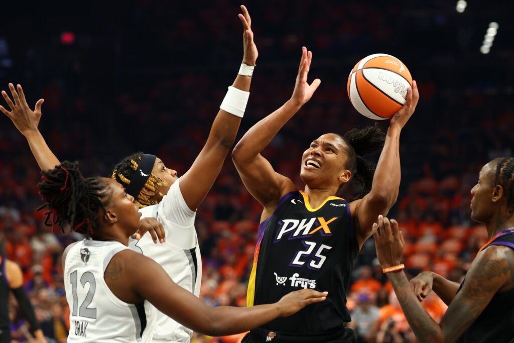 Alyssa Thomas, Chelsea Gray and NaLyssa Smith