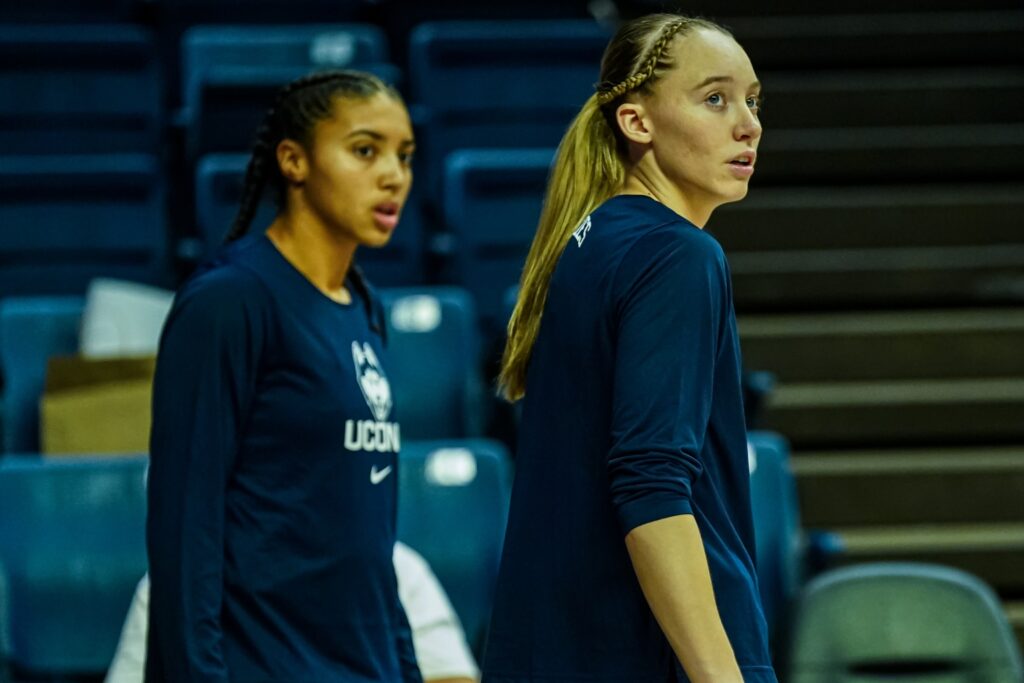 Azzi Fudd and Paige Bueckers