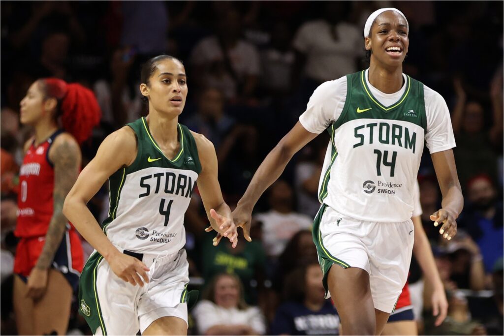 Skylar Diggins And Dominique Malonga