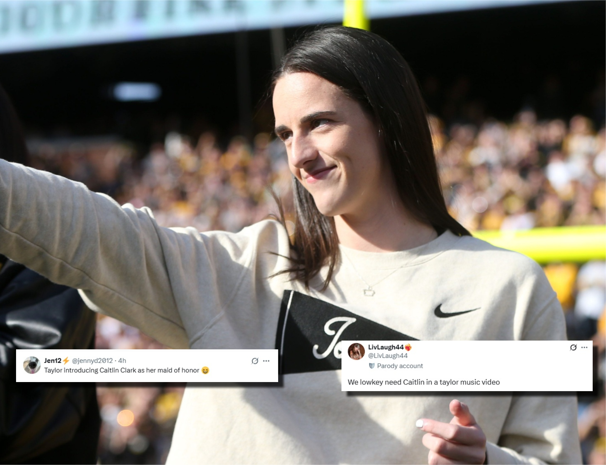 Caitlin Clark&rsquo;s Reunion Moment With Taylor Swift At Kansas City Chiefs Game Sparks WNBA Fan Frenzy - "Need Caitlin In Taylor Music Video"