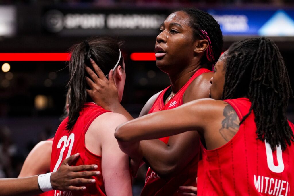 Caitlin Clark, Aliyah Boston And Kelsey Mitchell