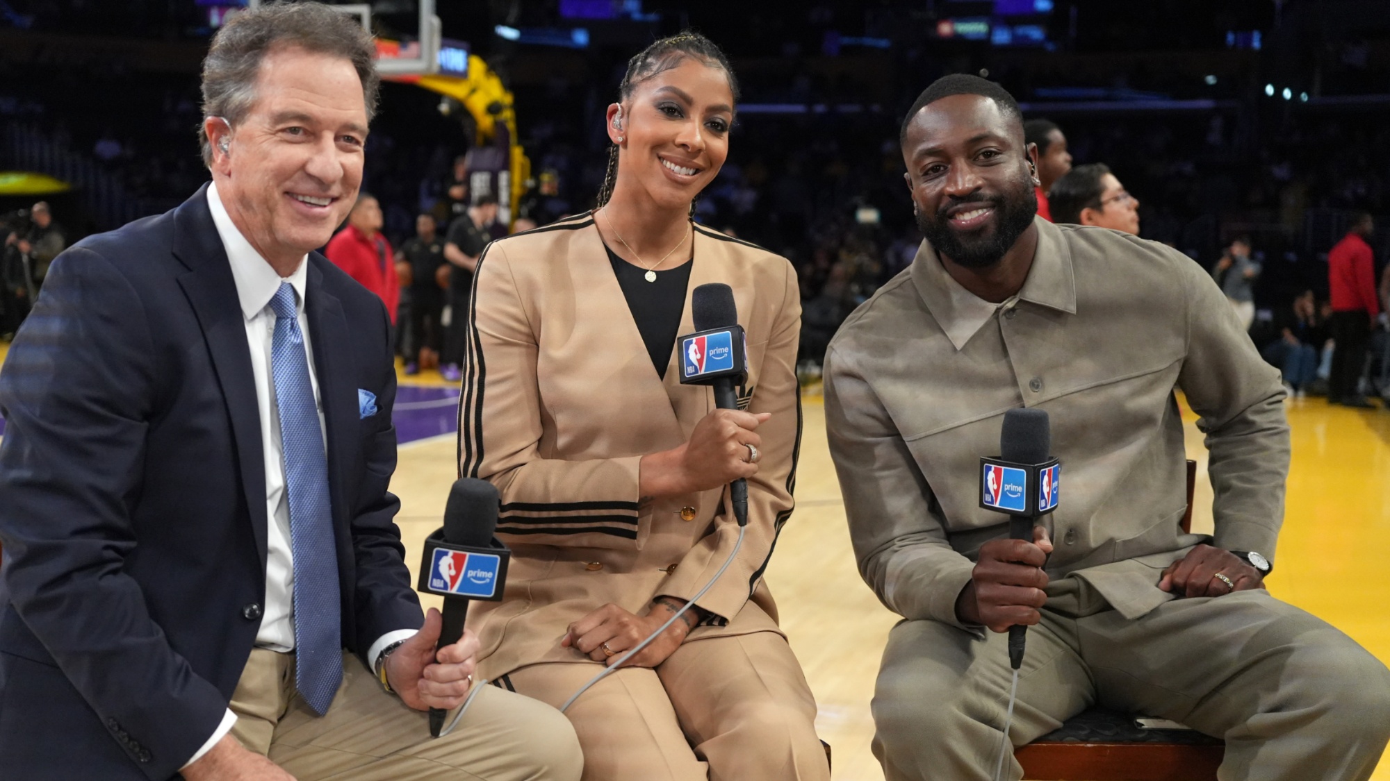 Candace Parker Catches Dwyane Wade Off Guard With Height Reveal During NBA On Prime Debut