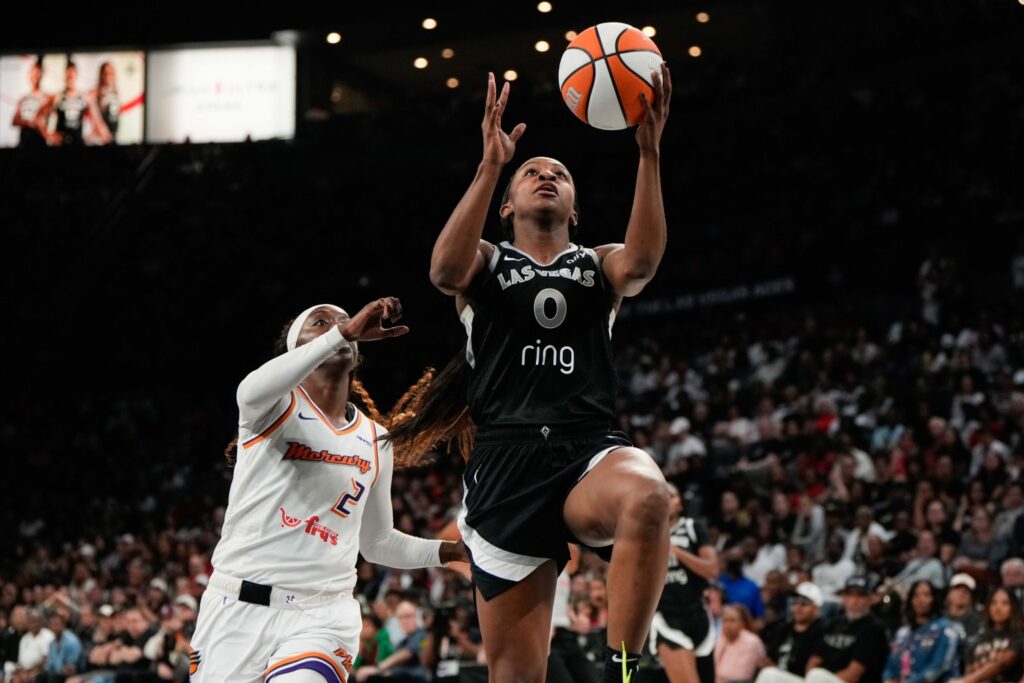 Kahleah Copper and Jackie Young