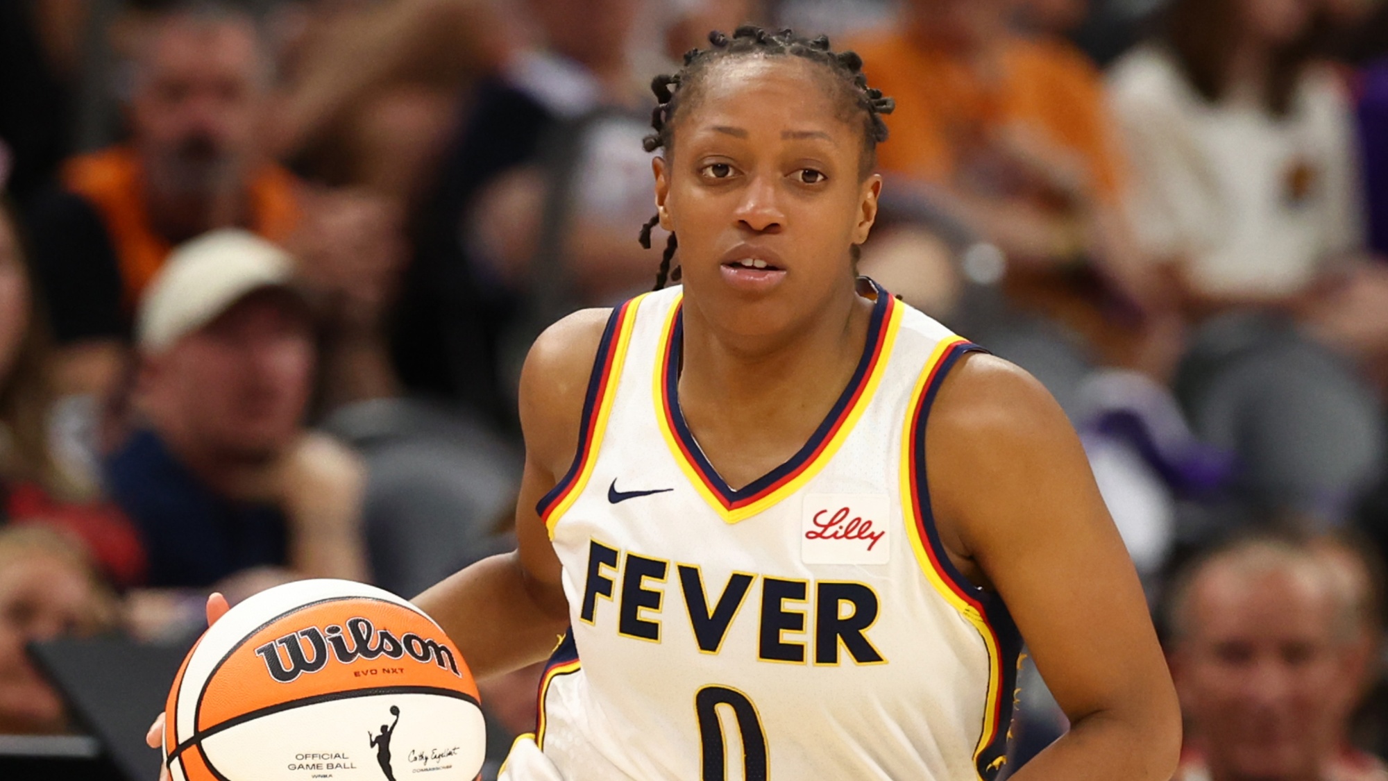 Kelsey Mitchell Exits Crucial Game 5 Against Las Vegas Aces With Knee Injury