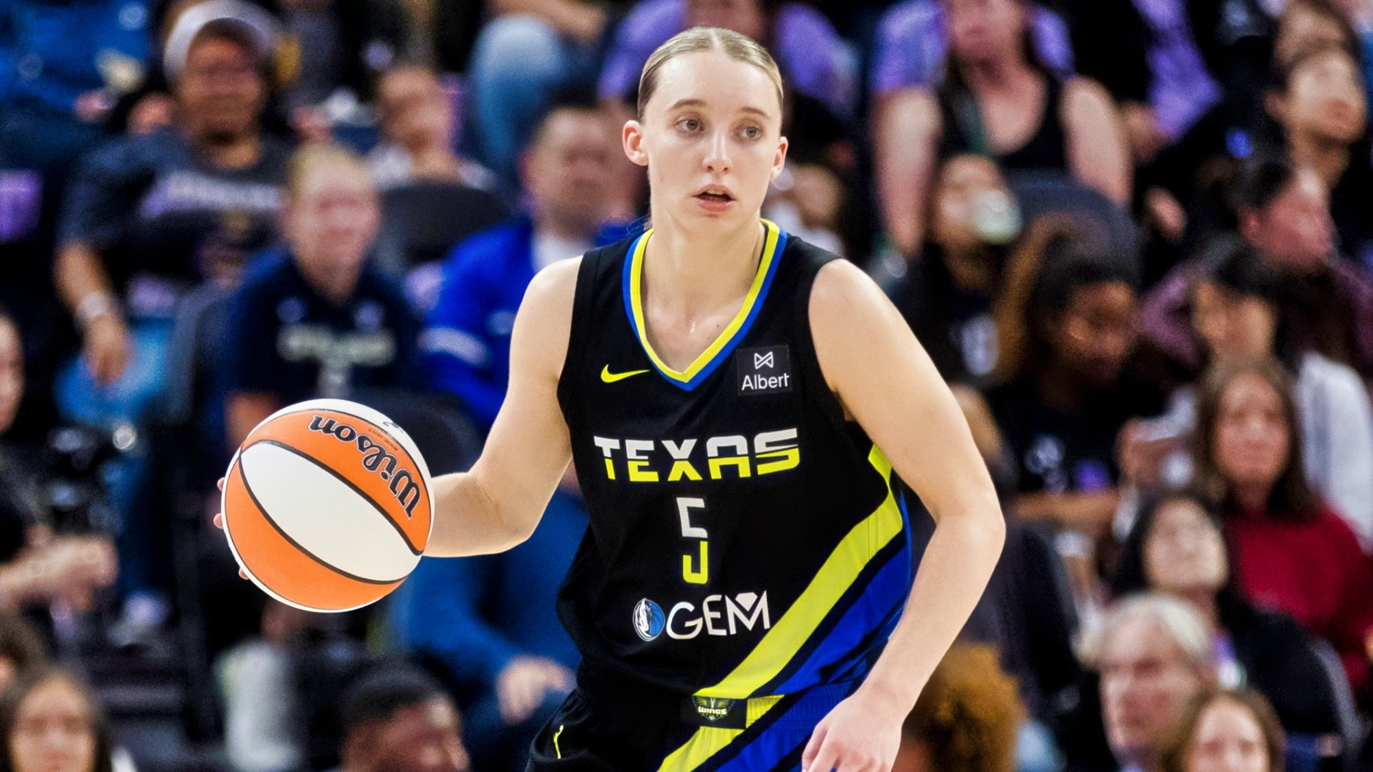 Paige Bueckers Poses After Joining UConn Male Practice Squad Amid WNBA Offseason