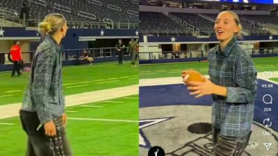 Paige Bueckers Steals The Show During Dallas Cowboys&rsquo; Blowout Washington Commanders Victory [VIDEO]