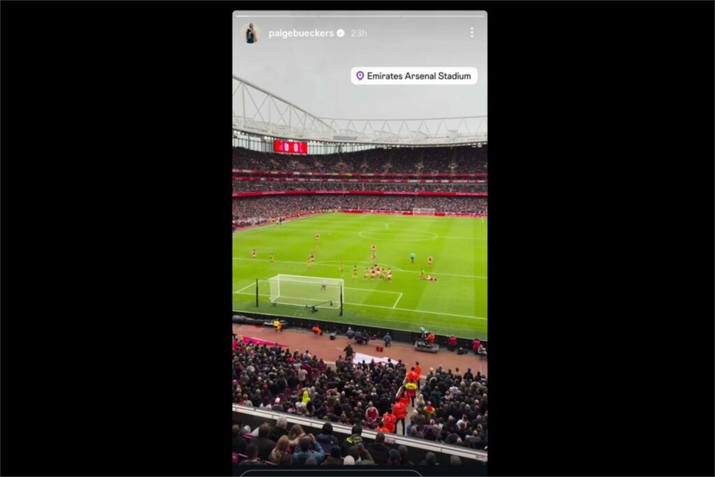 Paige Bueckers IG Story