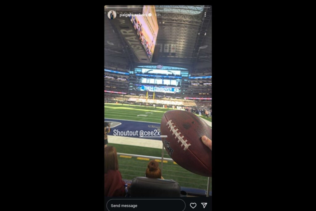 Paige Bueckers Instagram Story