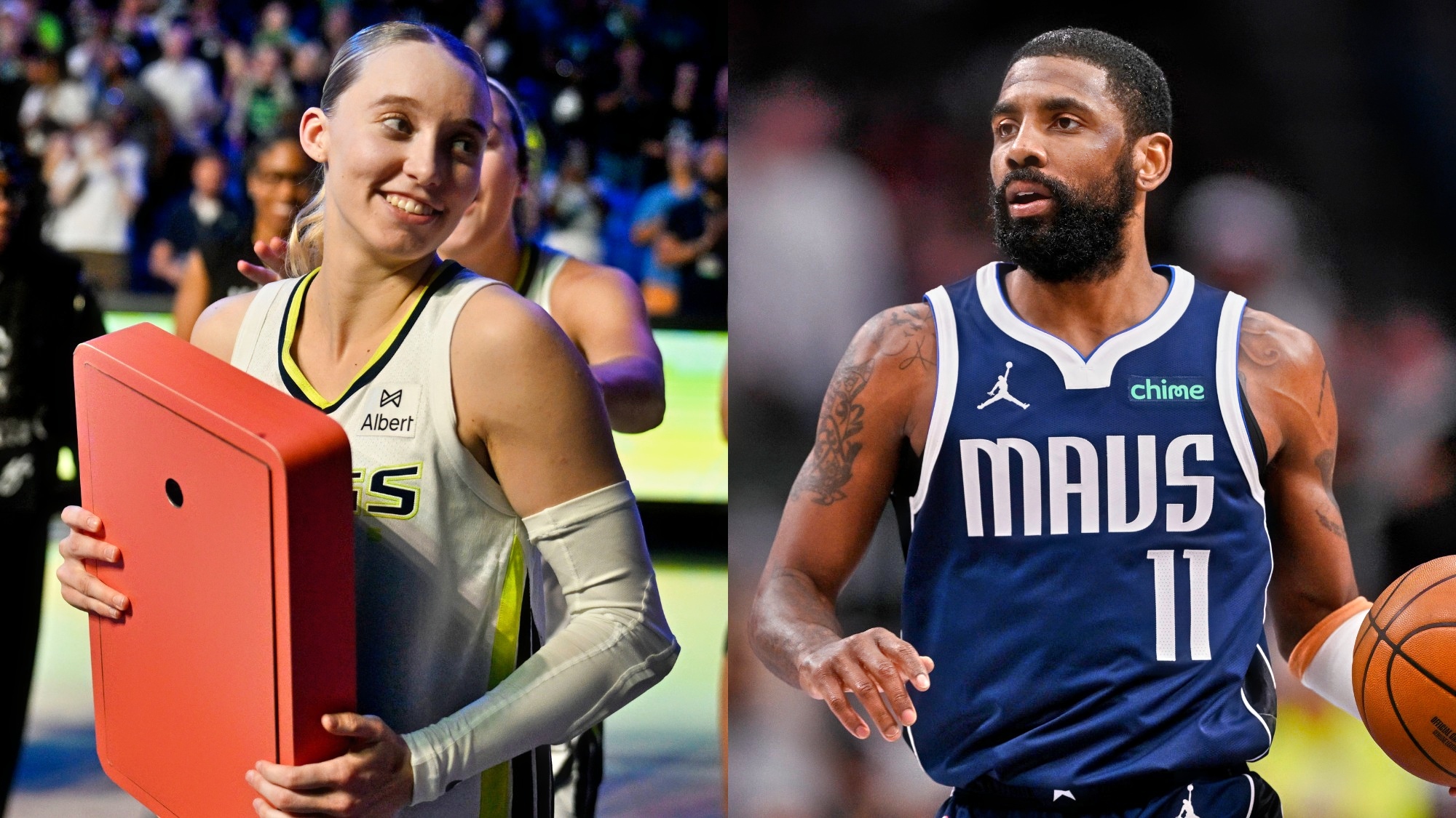 Paige Bueckers Opens Up About Kyrie Irving's Mentorship After Courtside Interaction Goes Viral