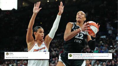 WNBA Fans Rip Las Vegas Aces Vs. Phoenix Mercury Game 1 Prices Starting At $35 - "Would Be $350 If Clark Was In The Finals"
