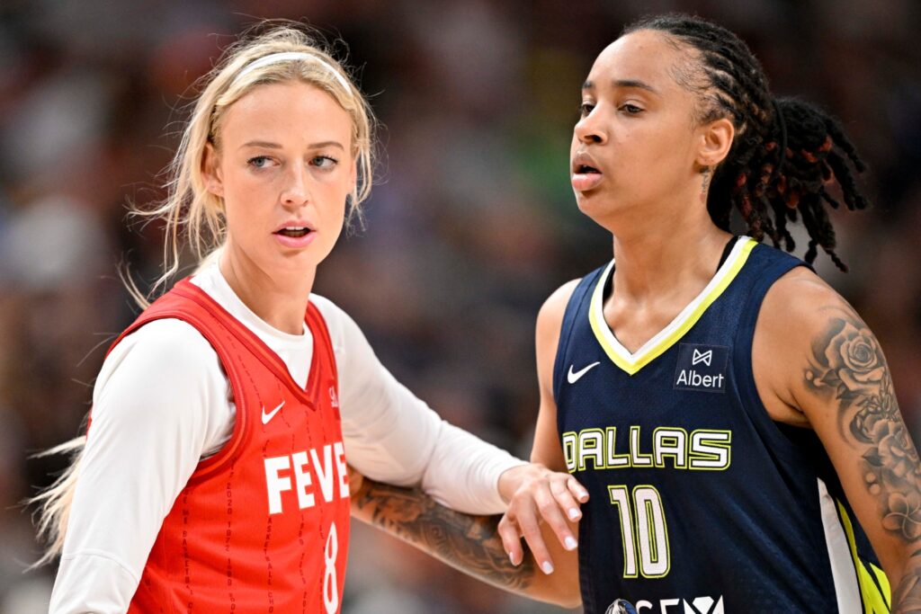 Sophie Cunningham and Aziaha James