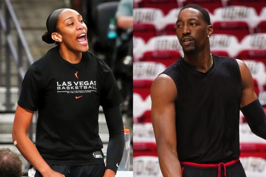 A'ja Wilson and Bam Adebayo