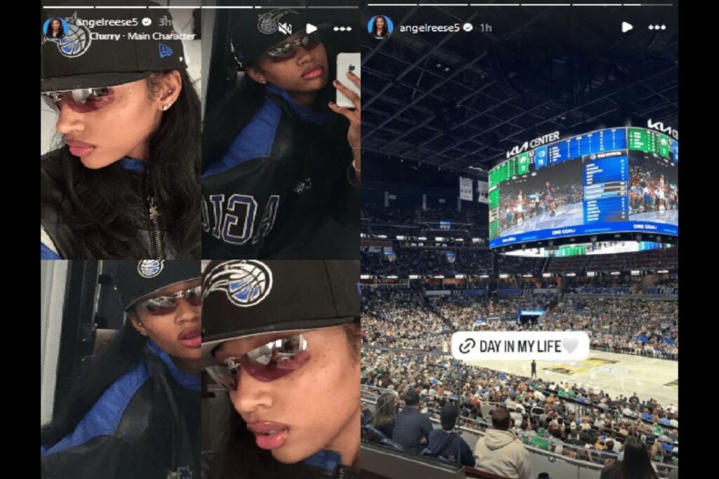 Angel Reese's Instagram Story