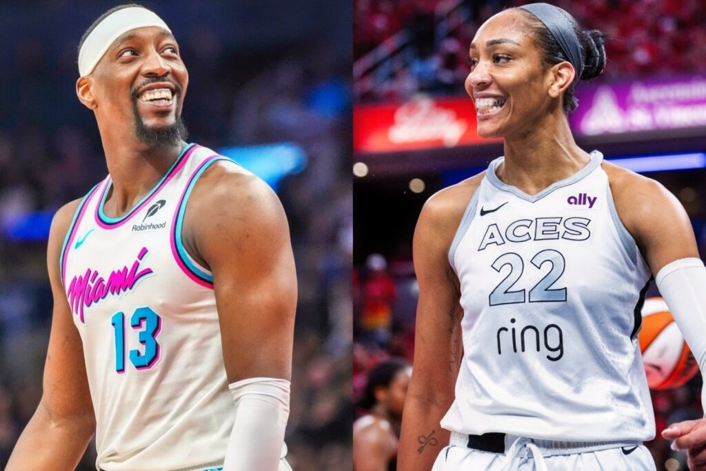 Bam Adebayo and A'ja Wilson