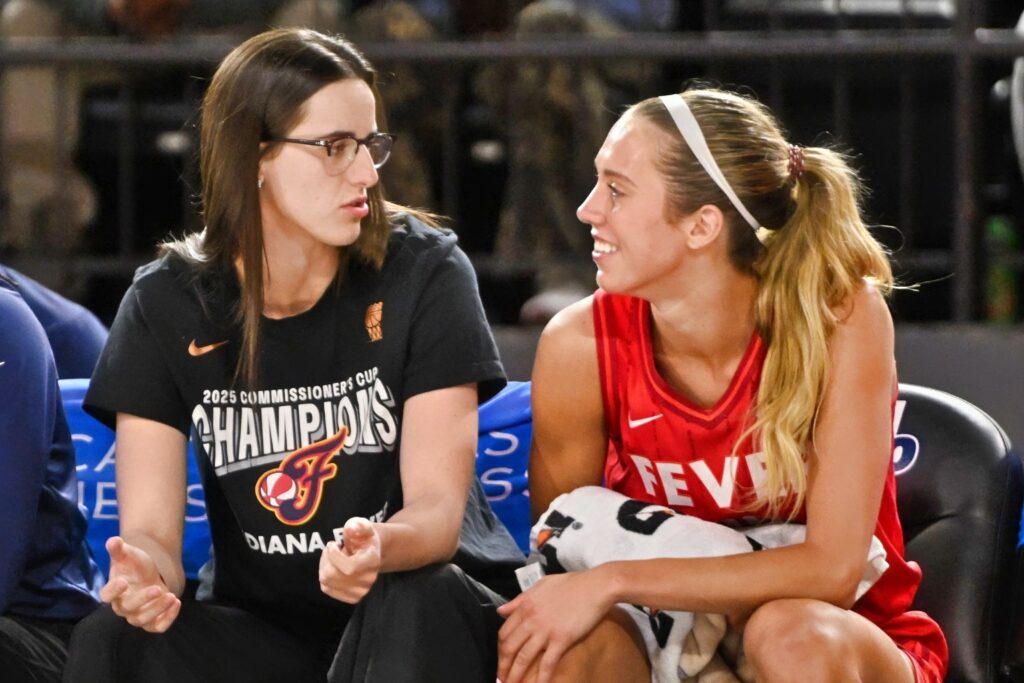 Caitlin Clark and Lexie Hull